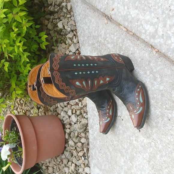 Old Gringo Women's Monarca Boot     Intricate Stitching GUC. size 9 - Picture 12 of 14